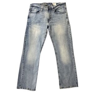 TK Axel Mens Slim Boot Jeans Light Wash W32 L29 Denim Pants Casual Cabincore